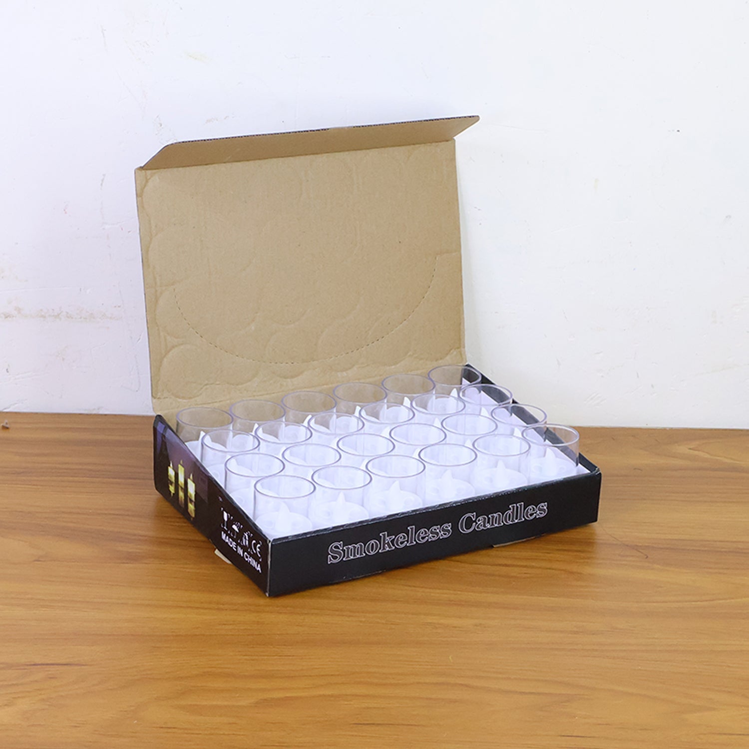Smokeless LED Tealight Candles (24 Pc) Smokeless LED Tealight Candles (24 Pc)